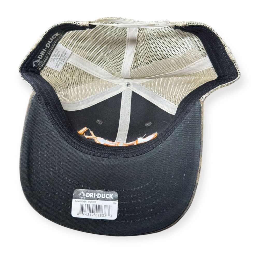 Dri-Duck CREXI Camouflage Trucker Hat Adjustable Mesh Back Snapback‎ - Picture 3 of 5